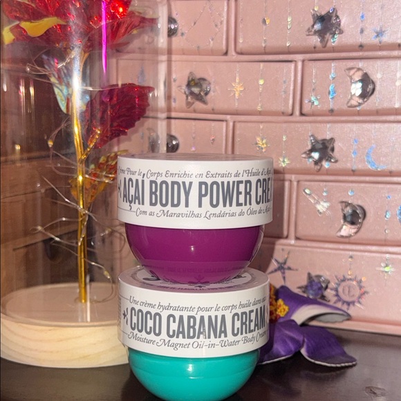 Sol de Janeiro Açaí Body Power Cream & Coco Cabana Cream - Purple & Teal